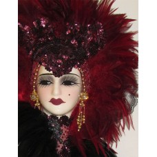 Unique Creations Limited Edition Lady Doll Bust Face Mask Wall Hanging Decor   401575422787